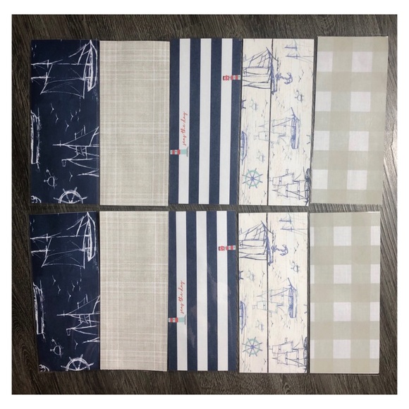 10 “At Sea” Laminated cash envelopes - Picture 2 of 2